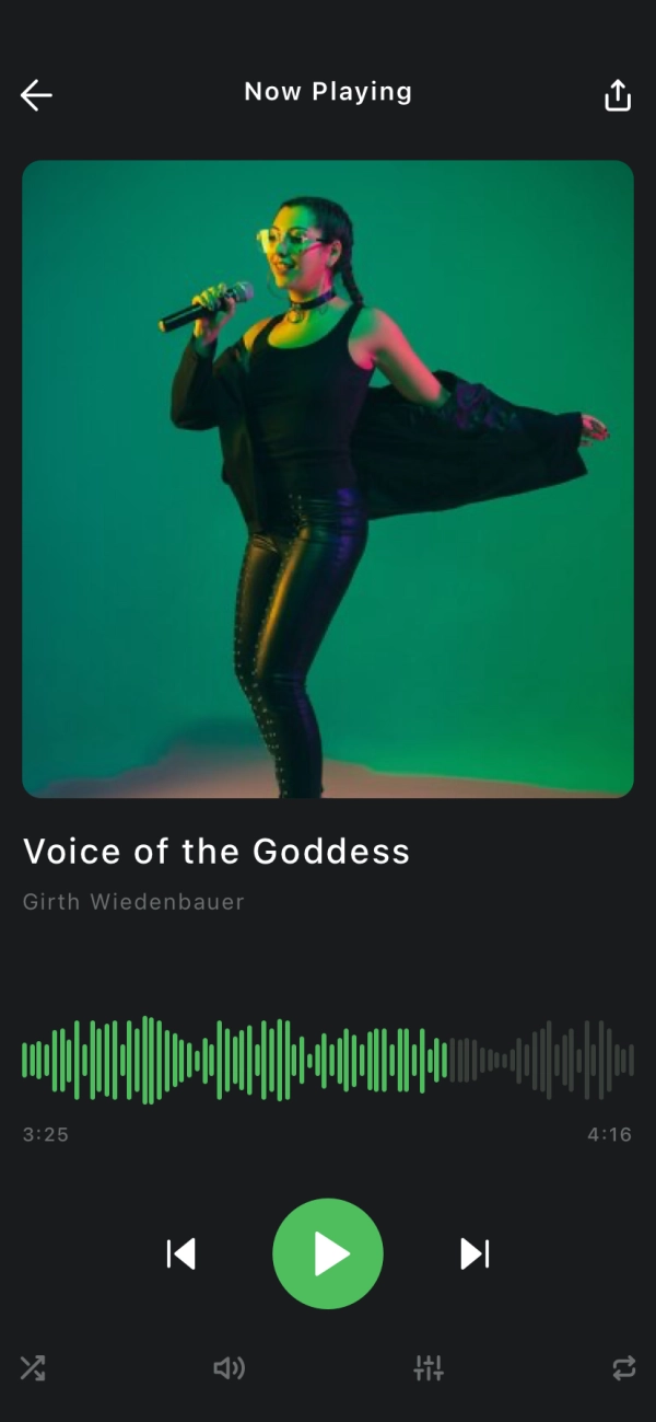 Music Player Mobile App UI Kit - Screenshot 3