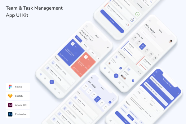 Team & Task Management App UI Kit