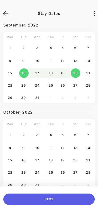 Hotel & Guesthouse Booking Mobile App UI Kit - Screenshot 2