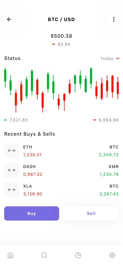 Crypto Currency Mobile App UI Kit - Screenshot 5
