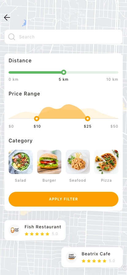 Food Order Mobile App UI Kit - Screenshot 5