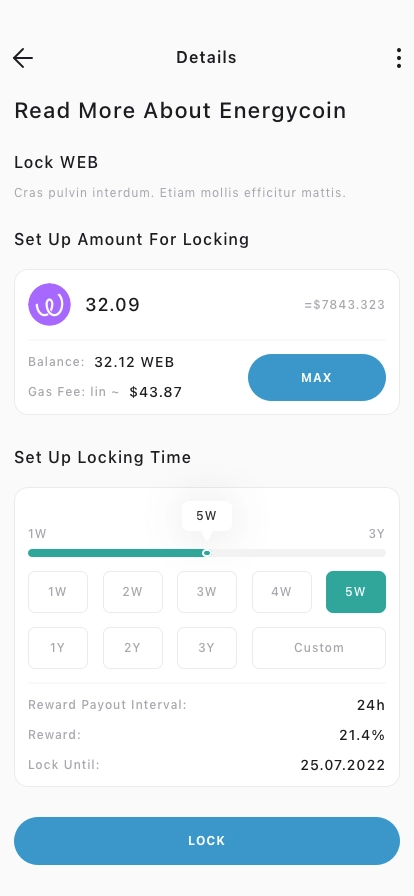 Token Trade Mobile App UI Kit - Screenshot 5