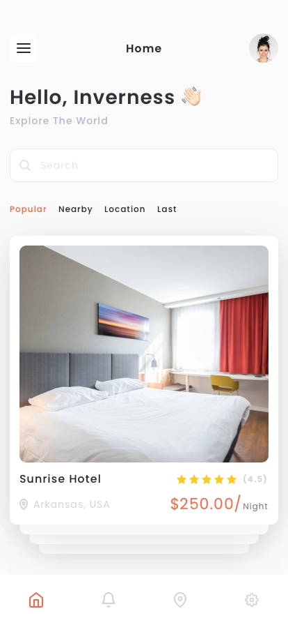 Travel App Details UI Kit - Screenshot 1