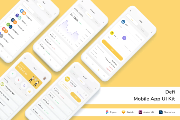 Defi Mobile App UI Kit