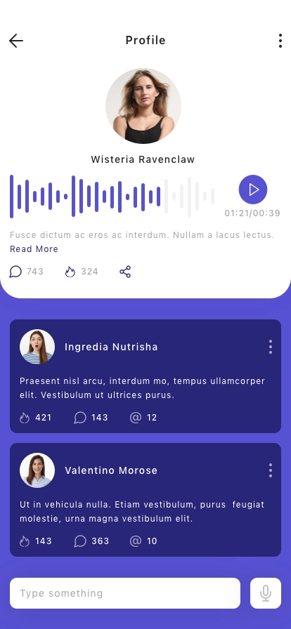 Voice Analysis Mobile App UI Kit - Screenshot 5