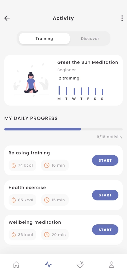 Wellbeing Mobile App UI Kit - Screenshot 3