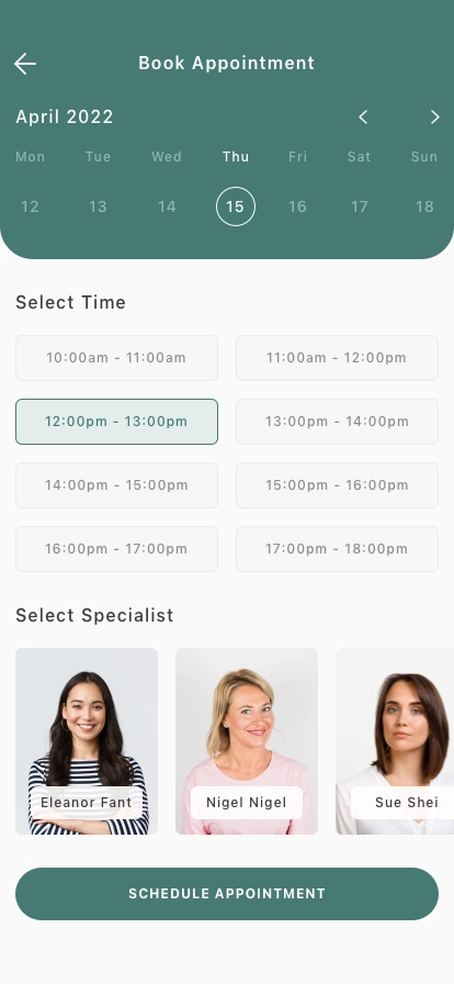 Beauty & Spa Salon Mobile App UI Kit - Screenshot 5