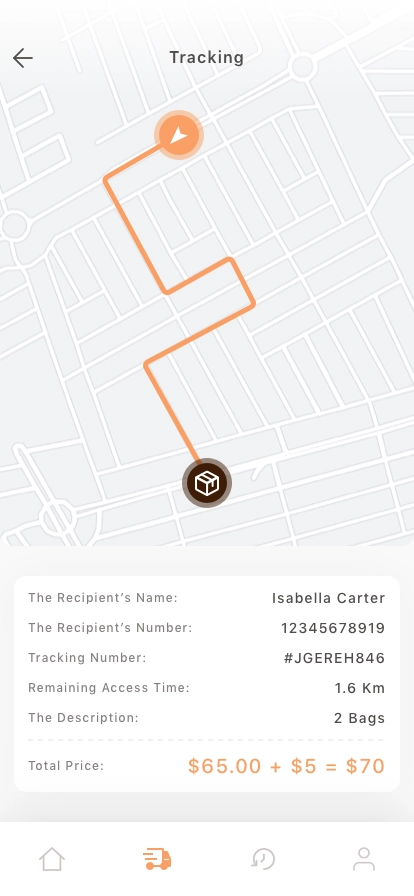 Shipping Mobile App UI Kit - Screenshot 3