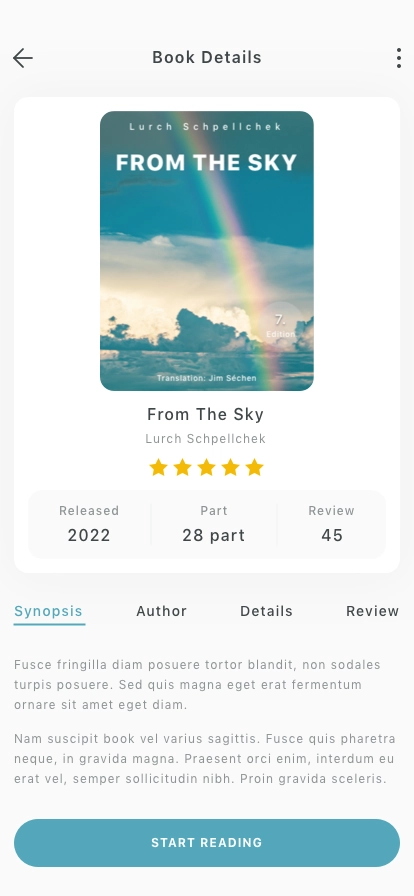 eBook & Reading Mobile App UI Kit - Screenshot 3
