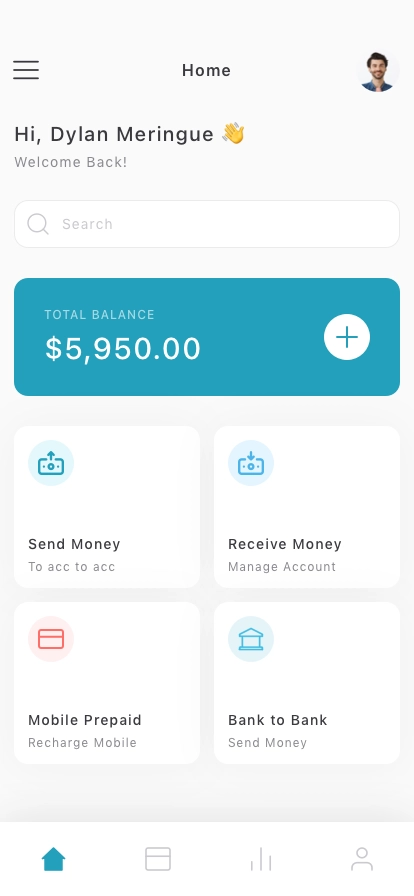 Banking Solutions Mobile App UI Kit - Screenshot 1