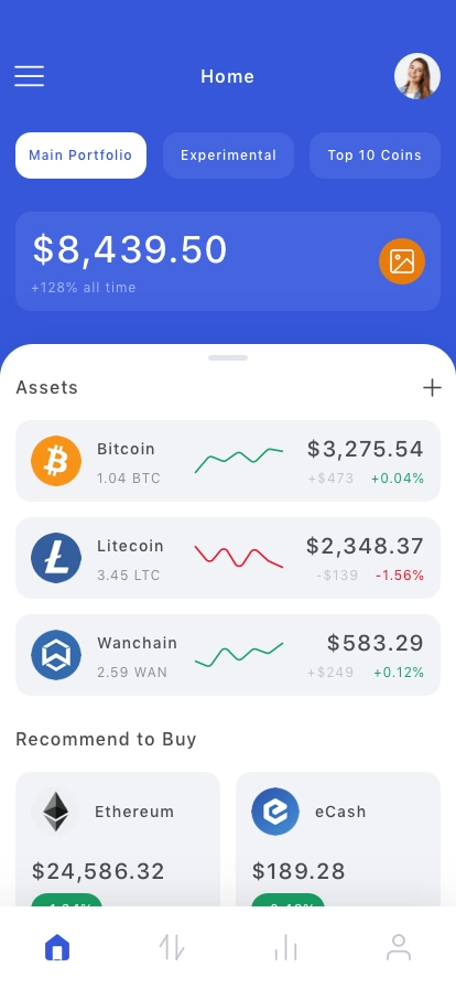 Crypto Exchange Mobile App UI Kit - Screenshot 2