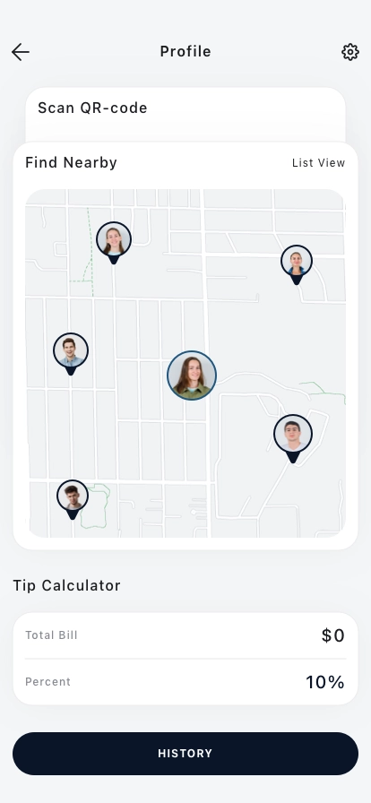 Tip Tracker Mobile App UI Kit - Screenshot 5