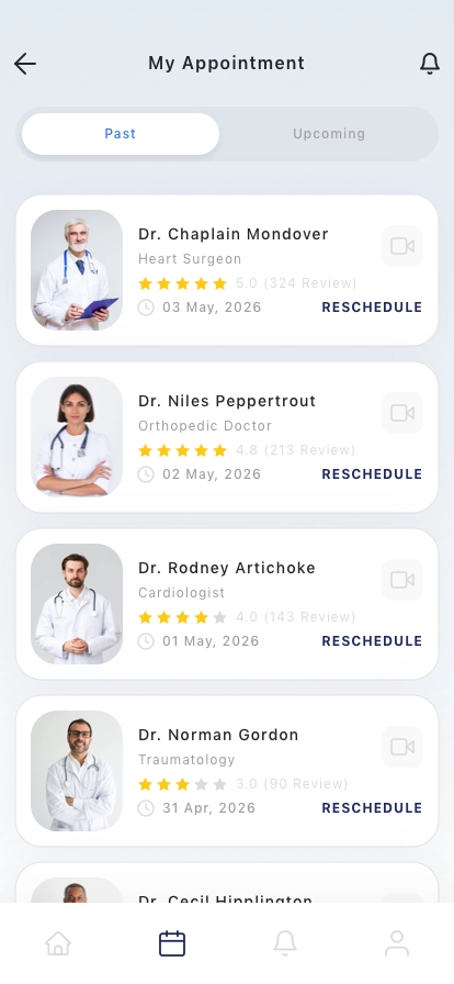 Clinic Appointment Mobile App UI Kit - Screenshot 3