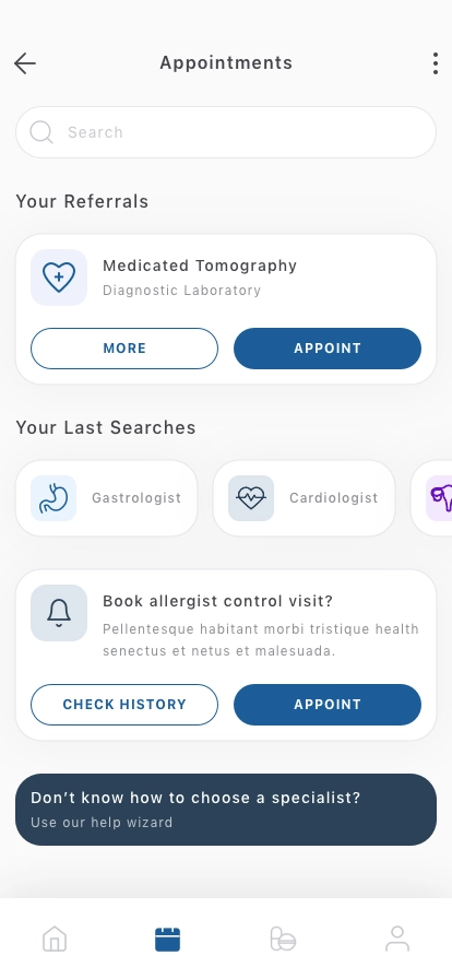 Medicine Mobile App UI Kit - Screenshot 3