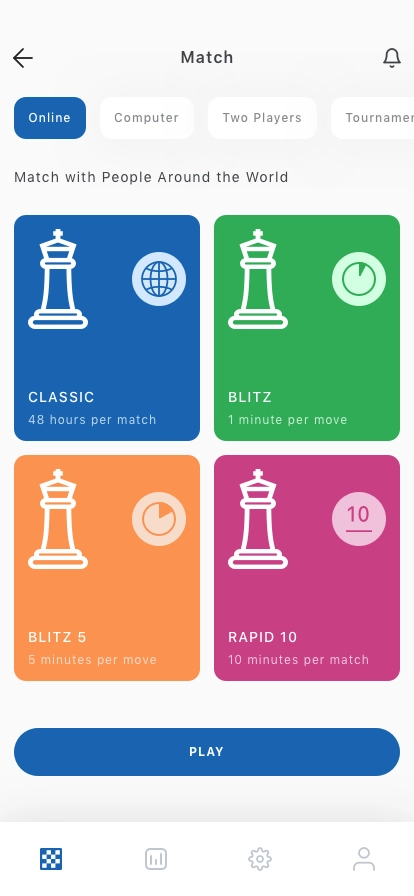 Chess Game Mobile App UI Kit - Screenshot 1