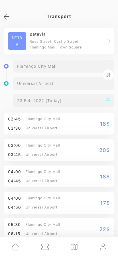 Transport Ticket App UI Kit - Screenshot 3