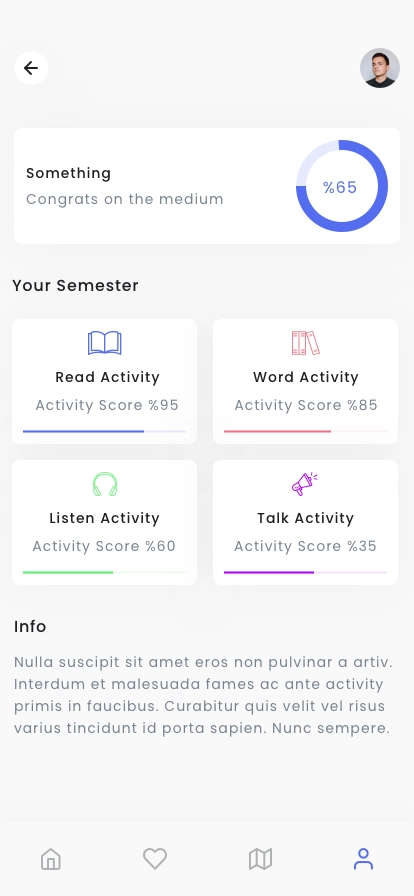 Language Learning App UI Kit - Screenshot 3