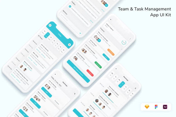 Team & Task Management App UI Kit