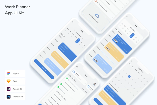 Work Planner App UI Kit