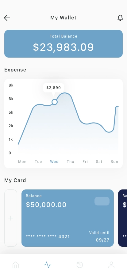 Online Banking Mobile App UI Kit - Screenshot 2