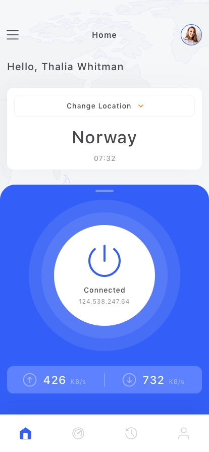 Speed Test Mobile App UI Kit - Screenshot 2