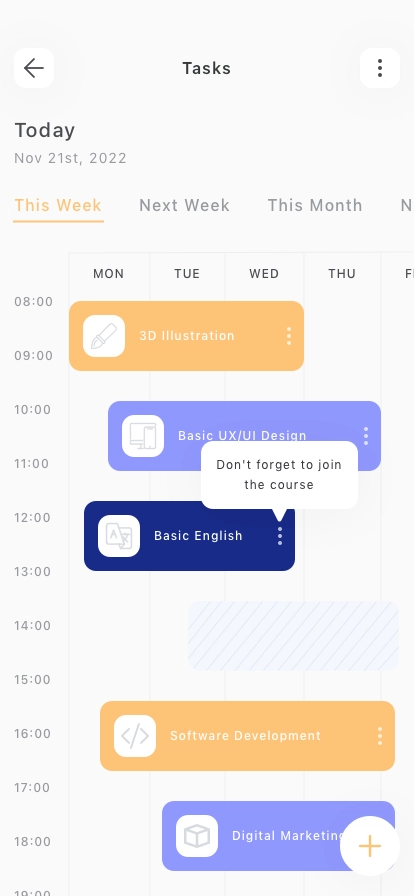 E-Learning Mobile App UI Kit - Screenshot 3