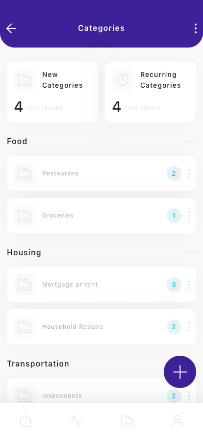 Expense Management Mobile App UI Kit - Screenshot 3