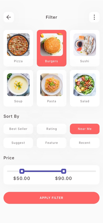 Food Delivery Mobile App UI Kit - Screenshot 3