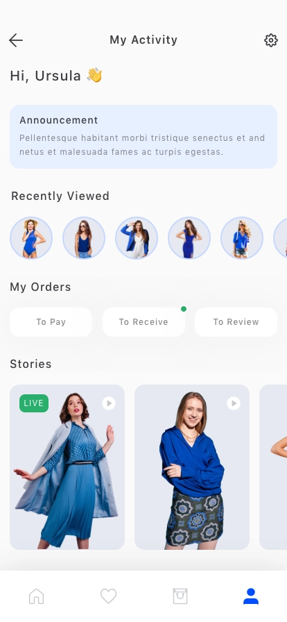 eCommerce Mobile App UI Kit - Screenshot 1
