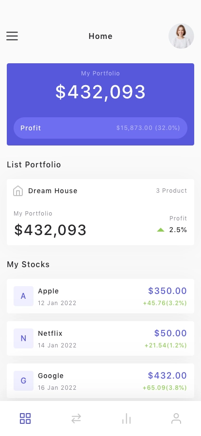 Personal Finance App UI Kit - Screenshot 3