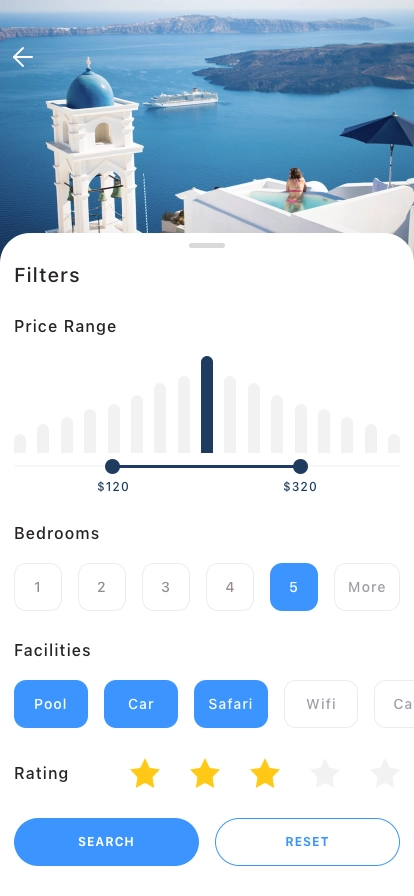 Hotel Booking Mobile App UI Kit - Screenshot 3
