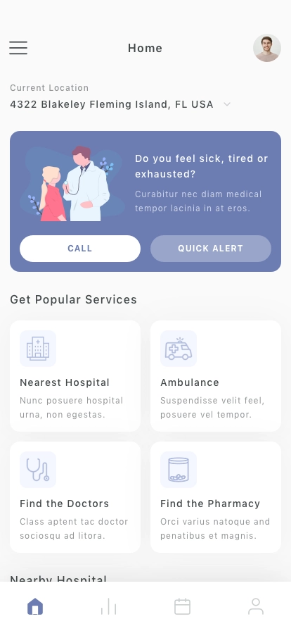 Medical Mobile App UI Kit - Screenshot 1