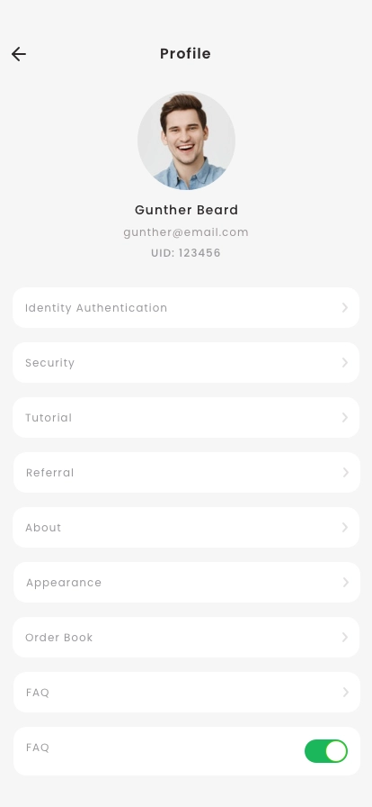 Cryptocurrency Exchange App UI Kit - Screenshot 5