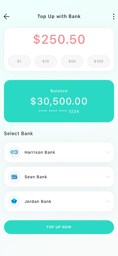 Banking & Payments Mobile App UI Kit - Screenshot 2