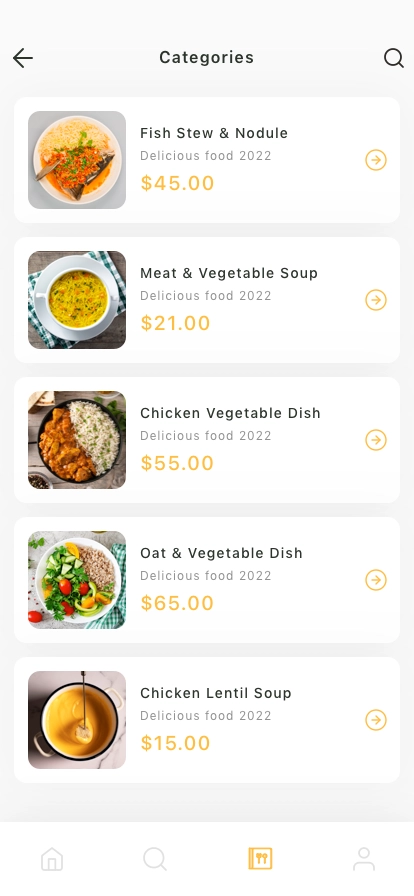 Food Delivery Mobile App UI Kit - Screenshot 2