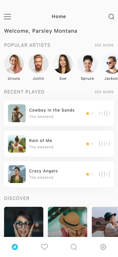 Music Player Mobile App UI Kit - Screenshot 3