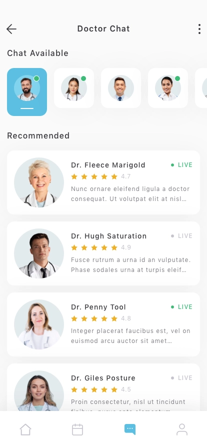 OBGYN Care & Gynecologist Mobile App UI Kit - Screenshot 5