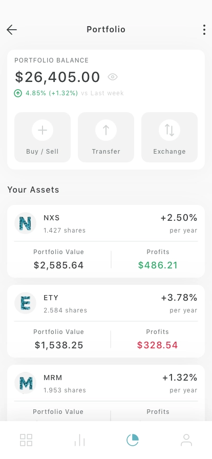 Stock Market Mobile App UI Kit - Screenshot 5