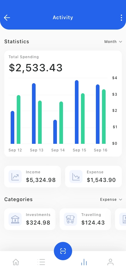 Fintech Mobile App UI Kit - Screenshot 4