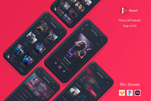 Music & Podcast App UI Kit