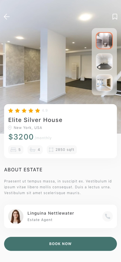 Home Search Mobile App UI Kit - Screenshot 4