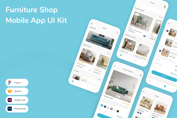 Furniture Shop Mobile App UI Kit