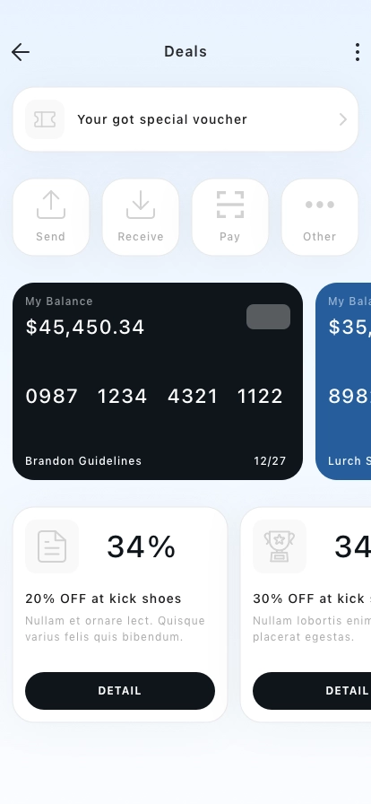 Banking Mobile App UI Kit - Screenshot 3