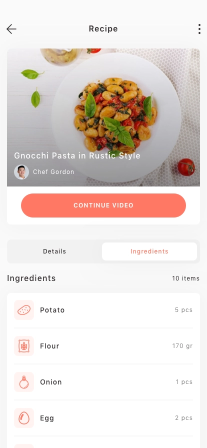 Cooking Recipe App UI Kit for Figma, Sketch & XD | UIworkshop