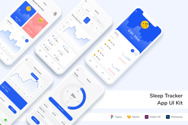 Sleep Tracker App UI Kit
