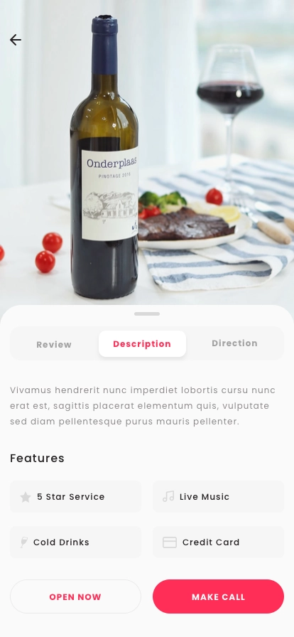Directory Listing & City Guide App UI Kit - Screenshot 3
