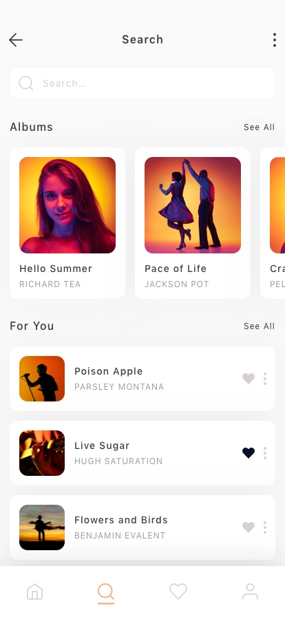 Music Player Mobile App UI Kit - Screenshot 3