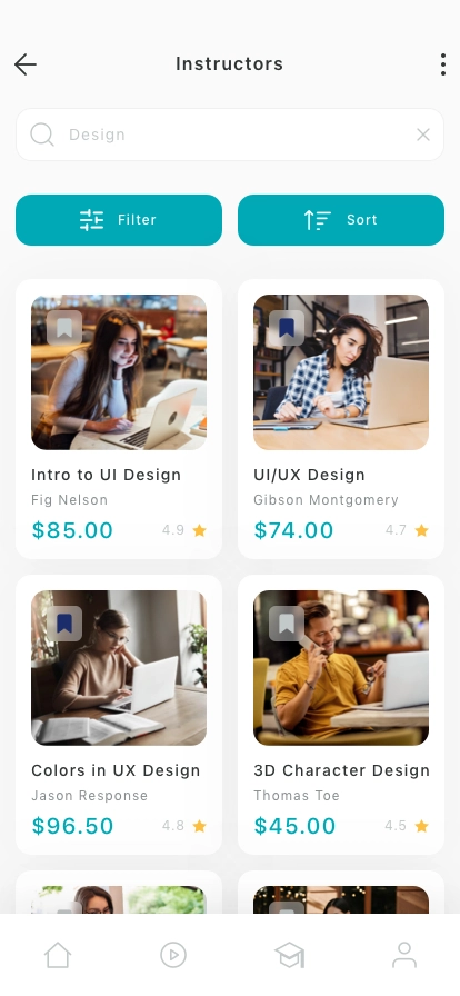 Course Mobile App UI Kit - Screenshot 3