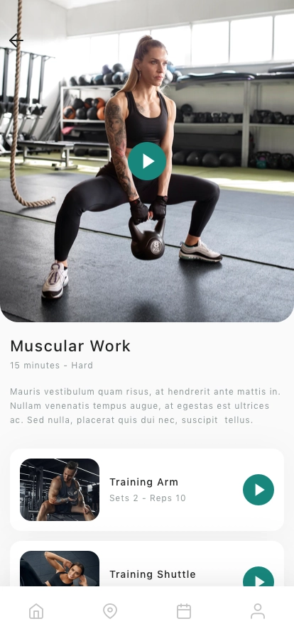 Fitness Mobile App UI Kit - Screenshot 5