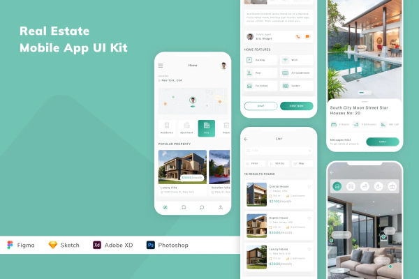 Real Estate Mobile App UI Kit